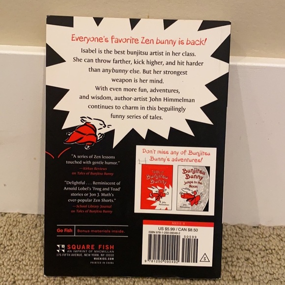 😎4/20$ Chapter Book Bunjitsu Bunny’s Best Move - Picture 4 of 9